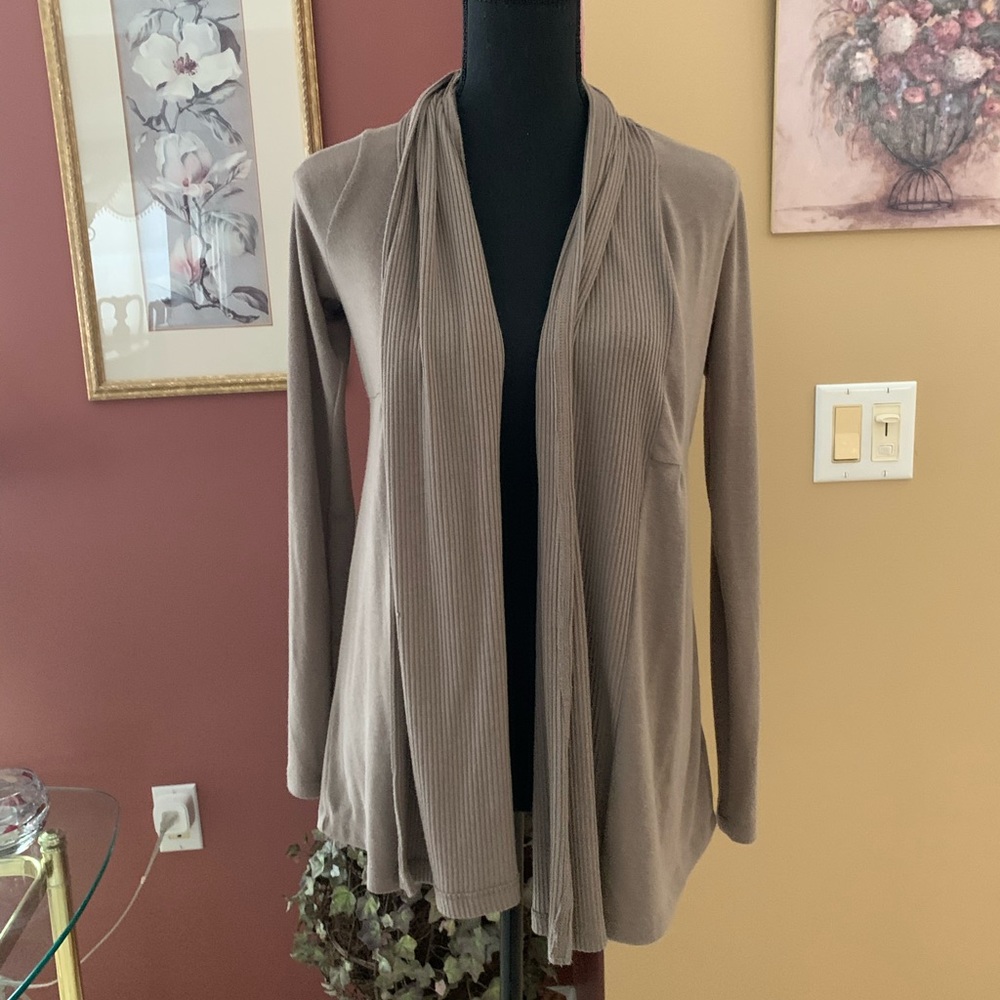 Brown cardigan